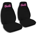1997 Jeep Wrangler TJ seat covers. One front set of seat covers. Black Barbie Jeep seat covers.