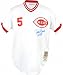 Johnny Bench Autographed Jersey | Details: Cincinnati Reds, Authentic, Mitchell & Ness, White, HOF 89 Inscription