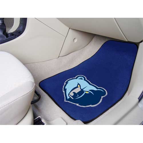 Memphis Grizzlies NBA 2-Piece Printed Carpet Car Mats (18x27")"