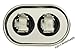 USA Made Replacement - 5 uf/Mfd Oval Universal Run Capacitor Replacement Amrad USA2029 Replacement - Used for 370 or 440 VAC