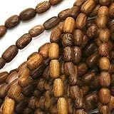 Oval Wood Beads Brown 6-7mm X 4mm /16 In Strand