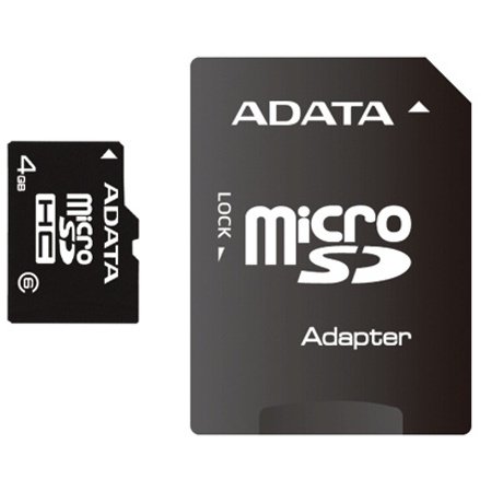 ADATA 4GB MicroSDHC Karte Class 6 Preisvergleich