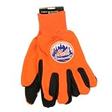 New York Mets Jersey / Gripper Palm Gloves (One Size Fits Most Ages 15+)