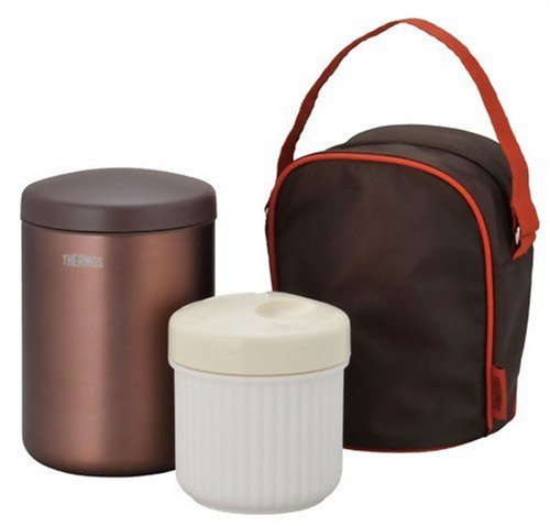 THERMOS 真空断熱フードコンテナー ブラウン JBD-360 BW