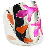 ELLE Jewelry Flying Colors Fuchsia And Orange