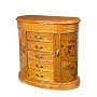 The Trinity Jewelry Box (Burl/Oak finish) (12.5"H x 13"W x 6.375"D)