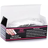 MAKARTT&reg; 200Pcs/Box Nail Art Soak Off Acrylic UV Gel Nail Polish Remover Foils Nail Wraps Acetone Free- Perfect for At-home Gel Nails Manicures