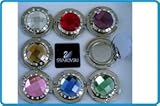 Swarovski Crystal Folding Mirror Purse Hook Handbag Hanger 7 Piece Assortment