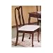 Kitchen & Housewares : Set of 2 Cherry Finish Wood Dining Chair/Chairs with Cushion Seats
