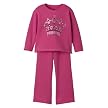 Toddler Girls' Hanes 2pc Fleece Set - Azalea Pink