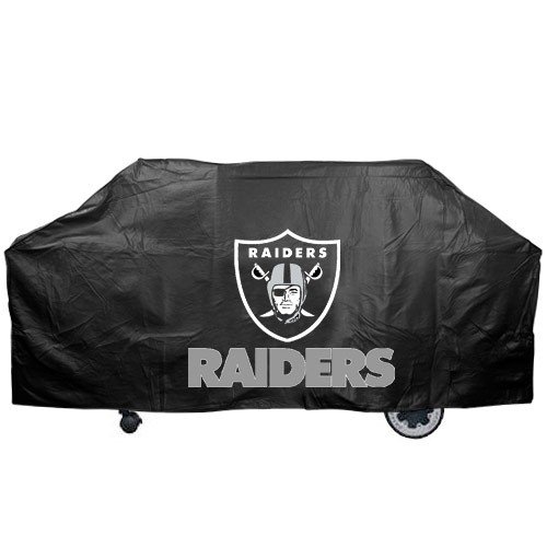 Oakland Raiders Black Grill Cover