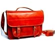 Laptop or Business original leather bag - Shoulder strap can be removed - Small ( 12.4 x 9.5 inches )
