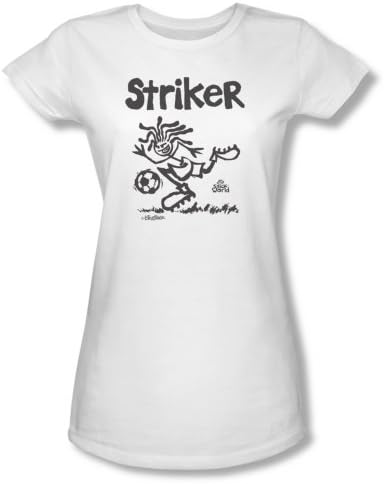 STICK WORLD/STRIKER - S/S Juniors Sheer - WHITE - SM