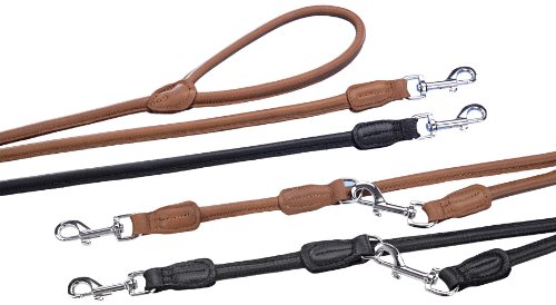 Nobby 78781-23 F&uuml;hrleine Elchleder L: 200 cm, &Oslash; 10 mm, braun Preisvergleich