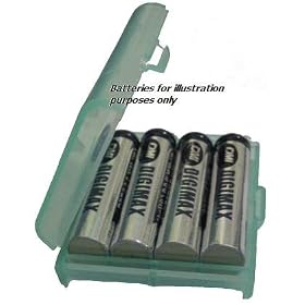 EXTREME Tough Storage Case for 4 AAA batteries EXCLUSIVE NEW LOW PRICE ! PROTECT & STORE YOUR BATTERIES
