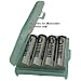 EXTREME Tough Storage Case for 4 AAA batteries EXCLUSIVE NEW LOW PRICE ! PROTECT & STORE YOUR BATTERIES