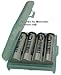 EXTREME Tough Storage Case for 4 AAA batteries EXCLUSIVE NEW LOW PRICE ! PROTECT & STORE YOUR BATTERIES