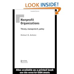 Nonprofit Organizations: An Introduction: Theory, Management, Policy