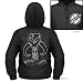 Star Wars Boba Fett Bounty Hunter Men's Zip Hooded Sweatshirt, Small Black