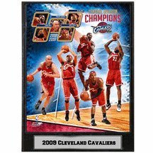 2009 Cleveland Cavaliers Photograph Nested on a 9