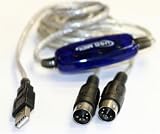 USB MIDI Cable Converter PC to Music Keyboar