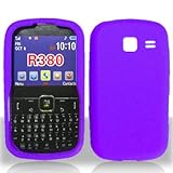 Purple Soft Silicon Skin Case Cover for Samsung R380 Freeform III