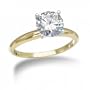 14K Yellow Gold, Diamond Solitaire Engagement Ring, 3/4 ctw.