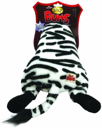 Rosewood Silly Bums Zebra Dog Toy, Small