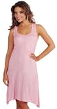 Sleeveless Lace Racerback Versatile Shark-Bite Hem Summer Mini Party Dress