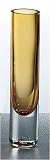 Badash Crystal Sarano Bud Vase 9 Amber