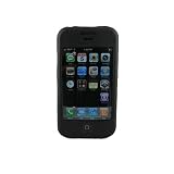 Apple 1G iPhone Silicone Case with LCD Screen Protector (Black)