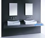 Bathroom European Design Porcelain Ceramic Above counter Vessel Sink 41s8fGyGknL. SL160 Bathroom European Design Porcelain Ceramic Above counter Vessel Sink