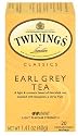 Twinings Earl Grey Tea, Tea Bags, 20-Count Boxes (Pack of 6)