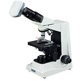OMAX 40X-1600X PLAN Binocular Compound Microscope with Siedentopf Head and 5.0MP USB Camera and Extra Bright Darkfield Condensor Kit