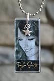 Taylor Swift Natural Beauty Glass Tile Pendant Necklace Jewelry Wearable Art Unique Design By Atlantic Seaboard Trading Co.