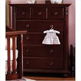 1000 Series Five-Drawer Dresser Chest Finish: Vanilla