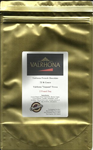 Valrhona Chocolate Araguani Feves (discs) 72% Pure Venezuelan Dark Chocolate - 2lbs