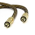 Aurum Gold Series Toslink Cable - Digital Optical Audio Cable - 25 Feet