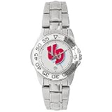 Dayton Flyers Suntime Ladies Sports Watch w/ Steel Band - NCAA College Athletics