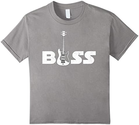 Kids Bass Player T Shirt Bass Player Gift Bass Guitar Shirt. 10 Slate