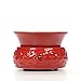 Hosley Candle Company Red Ceramic Electric Fragrance Warmer. Ideal for spa and aromatherapy. Use with HOSLEY brand wax melts / cubes, essential oils and fragrance oils.