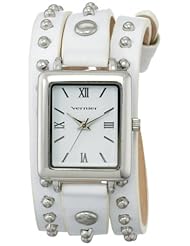 Vernier Womens VNR11154WT Vernier Analog Display Japanese Quartz White Watch
