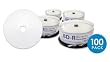 DIGISTOR 25GB 6X BD-R Media, White Inkjet Printable Surface (100 pack)