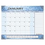 UPC 031699012418 product image for Visual Organizer Recycled Slate Blue Monthly Desk Pad, 22 x 17 Inches, Dark Blue | upcitemdb.com