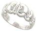 3/8 (10.0 mm) Sterling Silver High Polished Hearts Band