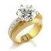 Jewelry - 5 Carat Clear CZ Wedding Ring SZ 6