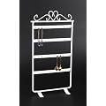 Ohrringst�nder BRAUNSCHWEIG wei� - Schmuckst�nder Kettenst�nder Ohrringdisplay Ohrringhalter Halter Ohrringe Armbandst�nder Schmuckhalter Kettenhalter Schmuckpr�sentation f�r Halsketten St�nder Armb�nder Display Schmuck Schmuckdisplay Armbandhalter Collierst�nder B�ste Schmuckb�ste