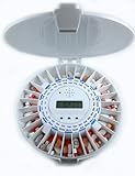 IMAGE OF Med-e-lert Automatic Pill Dispenser 28 Day Single Dose / 7 Day 4 Times - White Lid-