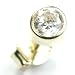 9ct Yellow Gold and Cz Single Round Stud Earring