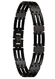 Black Stainless Steel Trident Style Bracelet